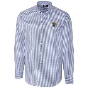 Cutter & Buck Mens Kentucky Wildcat Gingham Button Down Shirt Size 2XB/2XT